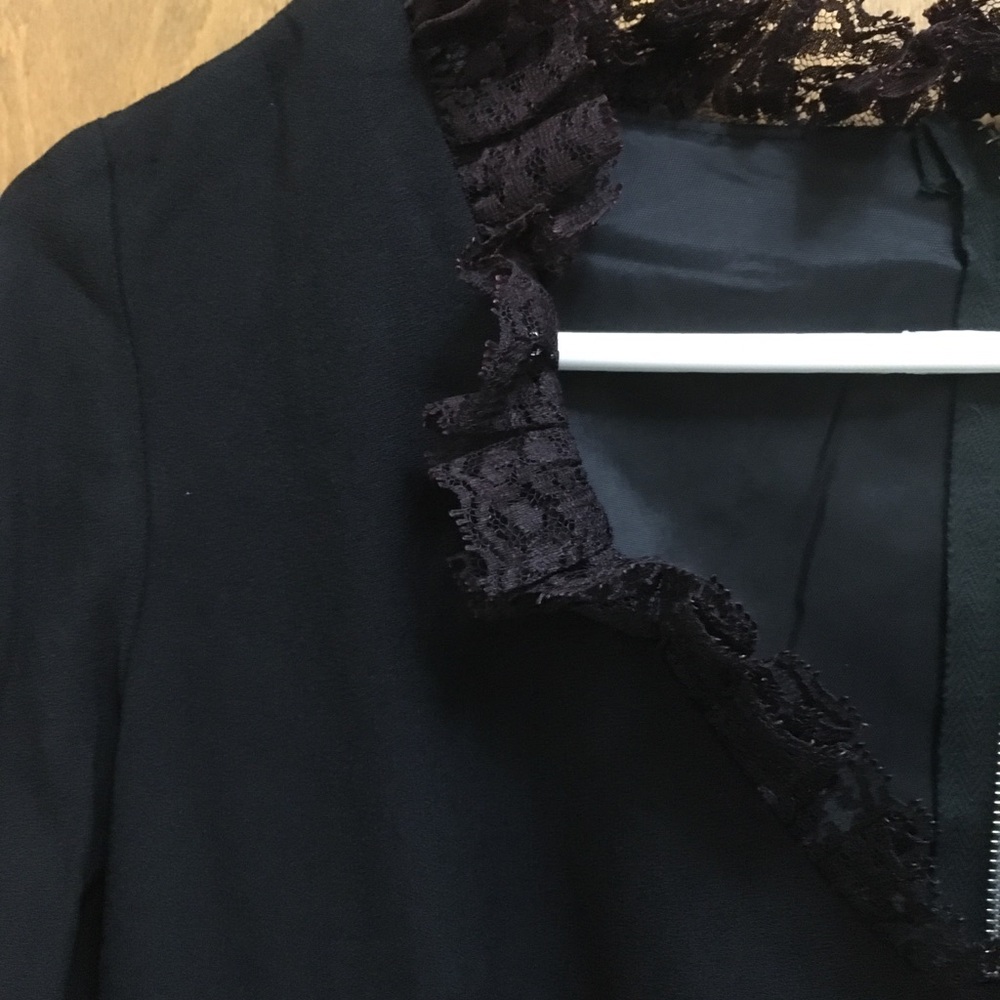 Vintage 60s crepe dress last chance - Picture 3 of 7